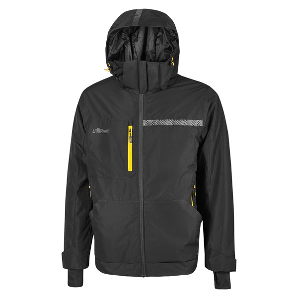 U-Power - FU255BC-XL - Giacca Wink - idrorepellente - taglia XL - nero-giallo - U-power - 98081 -  Conf. da 1 Pz.