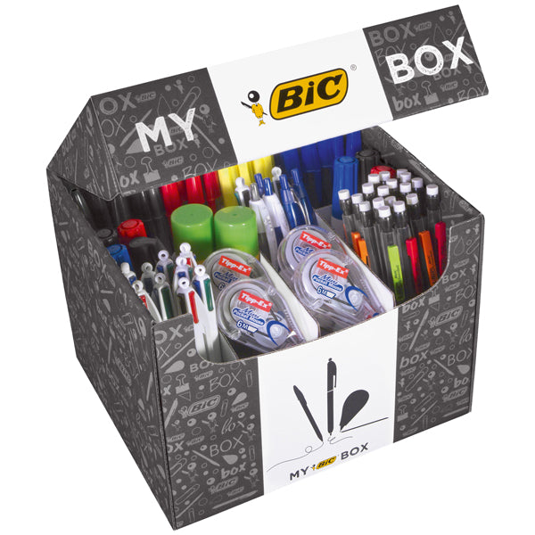 BIC - 933953 - My Bic Box - cancelleria assortita - Bic - expo 124 pezzi - 98786 -  Conf. da 1 Pz.