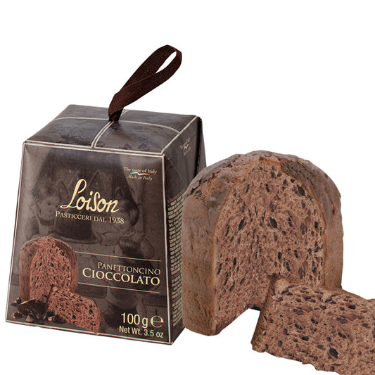 Loison - 9119 - Panettoncino Cioccolato - Linea Mignon - in astuccio - cioccolato - 100 gr - Loison - 98907 -  Conf. da 1 Pz.