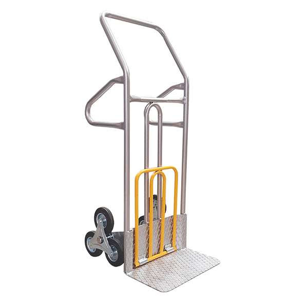 Tecnotelai - C059 - Carrello saliscale - 50 x 40 x 132 cm - max 280 kg - acciaio - grigio-giallo - Tecnotelai - 99063 -  Conf. da 1 Pz.