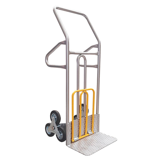 Tecnotelai - C059 - Carrello saliscale - 50 x 40 x 132 cm - max 280 kg - acciaio - grigio-giallo - Tecnotelai - 99063 -  Conf. da 1 Pz.
