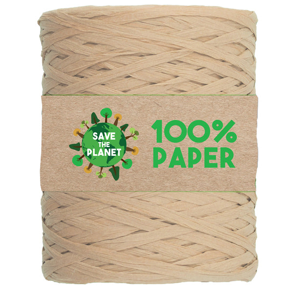 BRIZZOLARI - 02595832 - Nastro Rafia - 100 m - carta - beige 32 - Brizzolari - 99280 -  Conf. da 1 Pz.