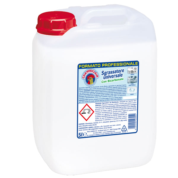 Chanteclair - S160824 - Sgrassatore universale - con bicarbonato - 5 L - Chanteclair - 99546 -  Conf. da 1 Pz.