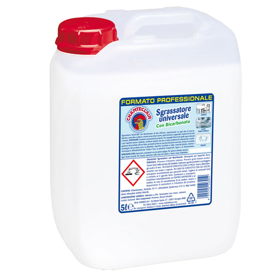 Chanteclair - S160824 - Sgrassatore universale - con bicarbonato - 5 L - Chanteclair - 99546 -  Conf. da 1 Pz.