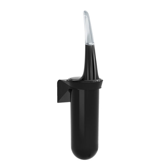 MAR PLAST - A92923BM - Portascopino da parete Skin Carbon - 38,6 x 11,3 x 9,3 cm - nero - Mar Plast - 99690 -  Conf. da 1 Pz.