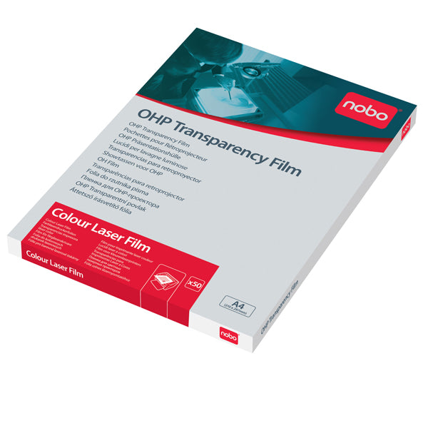 NOBO - 33638782 - Lucido per stampanti laser color - A4 - 100 micron - Nobo - conf. 50 pezzi - 99717 -  Conf. da 1 Pz.