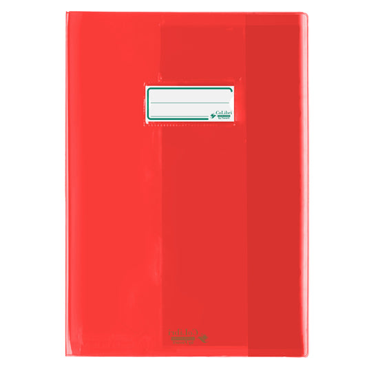 FAVORIT - 400183503 - Coprimaxi Colibrì - A4 - ecoPE - 180 mic - c-alette - liscio -  rosso trasparente - Favorit - 99731 -  Conf. da 24 Pz.