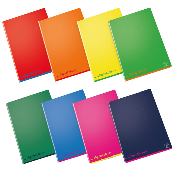 PIGNA - 02308750Q - Maxiquaderno Pigna Colours - A4 - 5 mm - c-margine - 42 fogli - 80 gr - Pigna - 99826 -  Conf. da 10 Pz.