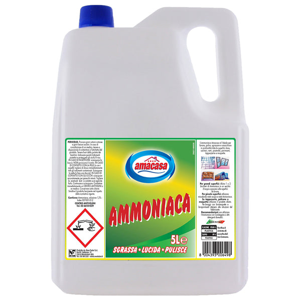 AMACASA - 100504006498 - Ammoniaca classica - 5 L - Amacasa - 99933 -  Conf. da 1 Pz.