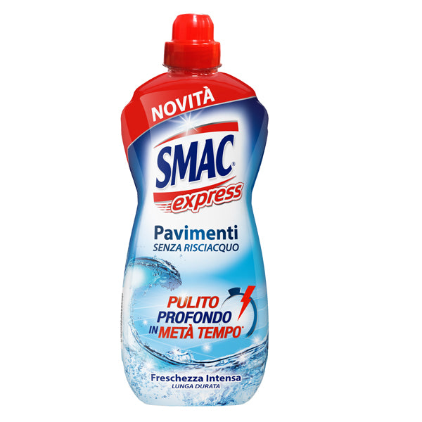 SMAC - M74676 - Smac Express pavimenti - freschezza intensa - 1 L - Smac - 99945 -  Conf. da 1 Pz.