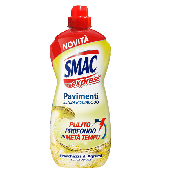 SMAC - M74677 - Smac Express pavimenti - freschezza di agrumi - 1 L - Smac - 99946 -  Conf. da 1 Pz.