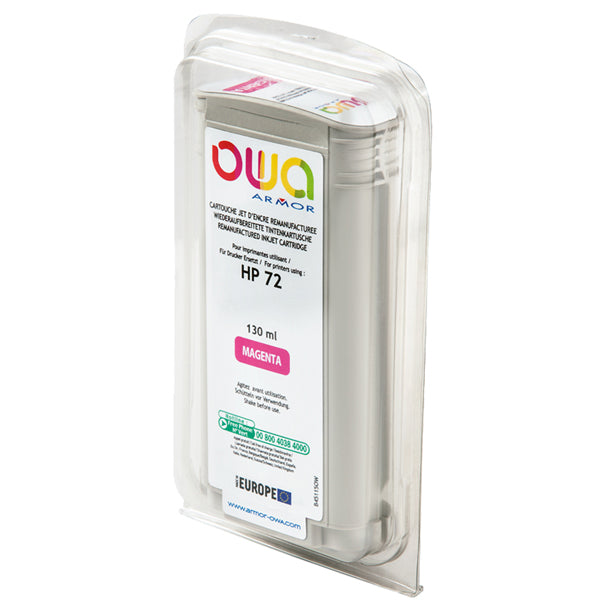 ARMOR - B45115OW - Armor - Cartuccia ink Compatibile per Hp 72 - Magenta - B45115OW -130 ml - ARMB45115 -  Conf. da 1 Pz.