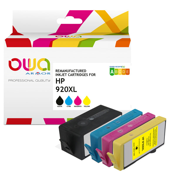 ARMOR - K10319OW - Armor - Cartuccia ink Compatibile  per HP 920XL - BK-C-M-Y - K10319OW - 50 ml-12ml-C - ARMK10319 -  Conf. da 1 Pz.