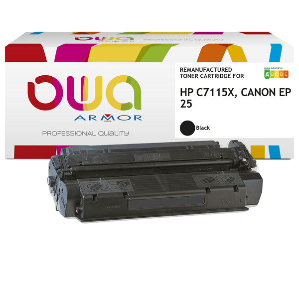 ARMOR - K11894OW - Armor - Toner Compatibile per Hp C7115X - Nero - 3.500 pag - ARMK11894 -  Conf. da 1 Pz.