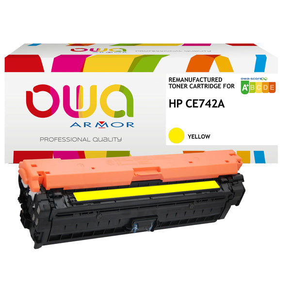 ARMOR - K15586OW - Armor - Toner Compatibile per Hp CE742A - Giallo - 7.300 pag - ARMK15586 -  Conf. da 1 Pz.