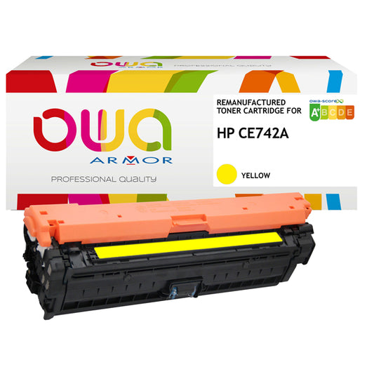 ARMOR - K15586OW - Armor - Toner Compatibile per Hp CE742A - Giallo - 7.300 pag - ARMK15586 -  Conf. da 1 Pz.