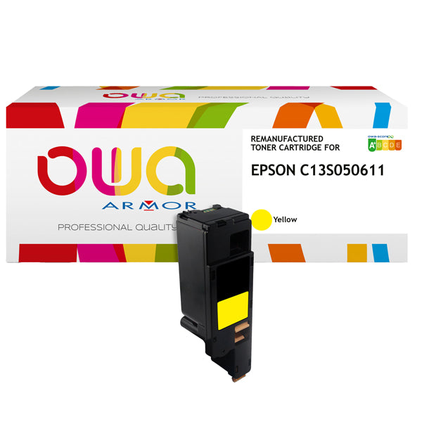 ARMOR - K15634OW - Armor - Toner Compatibile per Epson C13S050611 - Giallo - 1.400 pag - ARMK15634 -  Conf. da 1 Pz.