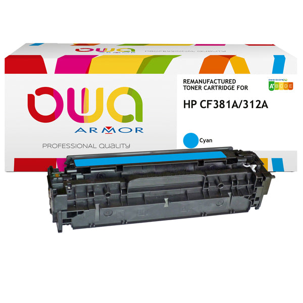 ARMOR - K15750OW - Armor - Toner Compatibile per Hp CF381A- Ciano - 2.700 pag - ARMK15750 -  Conf. da 1 Pz.