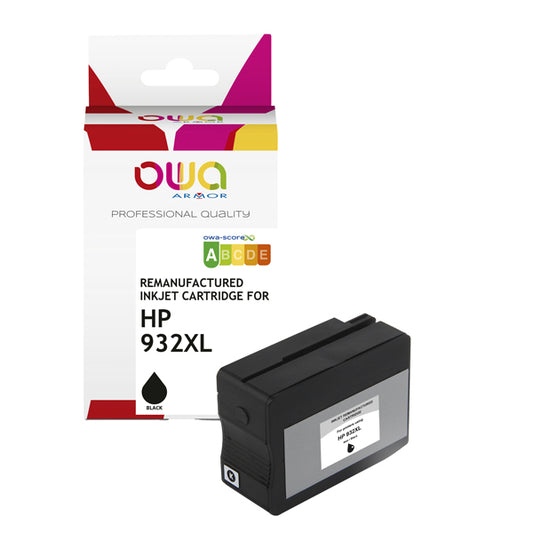 ARMOR - K20425OW - Armor - Cartuccia ink Compatibile  per Hp 932XL - Nero - K20425OW - 30 ml - ARMK20425 -  Conf. da 1 Pz.