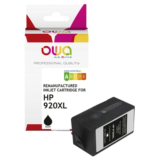 ARMOR - K20449OW - Armor - Cartuccia ink Compatibile  per Hp 920XL - Nero - K20449OW - 50 ml - ARMK20449 -  Conf. da 1 Pz.