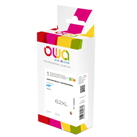 ARMOR - K20584OW - Armor - Cartuccia ink Compatibile  per Hp 62XL - C-M-Y - K20584OW - 18ml - ARMK20584 -  Conf. da 1 Pz.