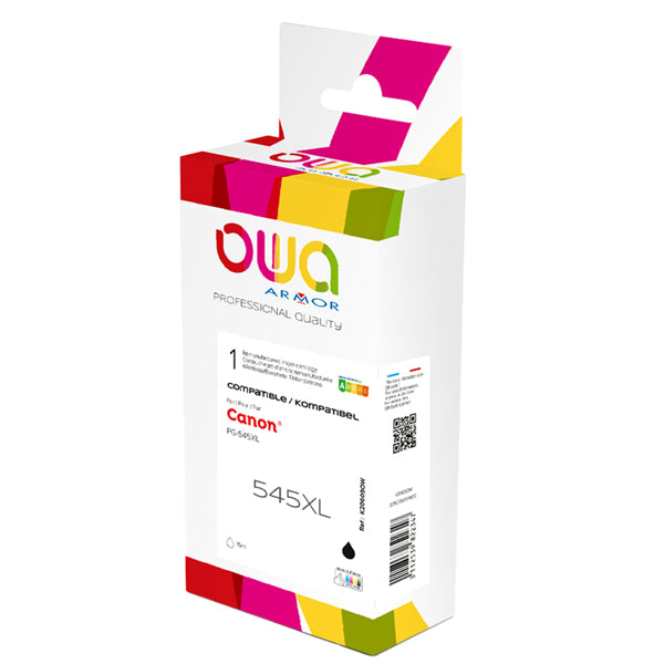 ARMOR - K20609OW - Armor - Cartuccia ink Compatibile  per Canon PG-545XL - Nero - K20609OW - 16,5 ml - ARMK20609 -  Conf. da 1 Pz.