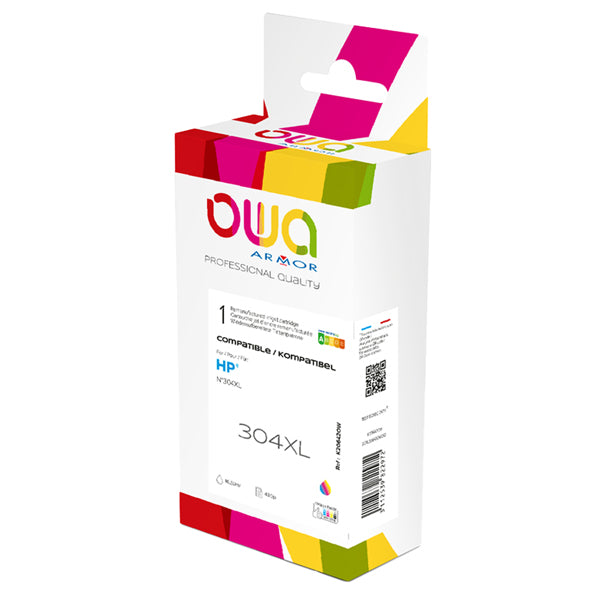 ARMOR - K20642OW - Armor - Cartuccia ink Compatibile  per Hp 304XL - C-M-Y - K20642OW - 18ml - ARMK20642 -  Conf. da 1 Pz.
