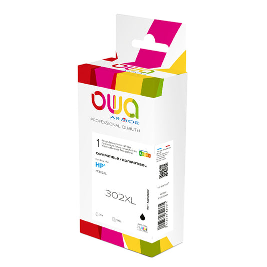 ARMOR - K20739OW - Armor - Cartuccia ink Compatibile  per Hp 302XL - Nero - K20739OW - 20 ml - ARMK20739 -  Conf. da 1 Pz.