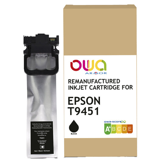 ARMOR - K20802OW - Armor - Cartuccia ink Compatibile  per Epson T945 - Nero - K20802OW - 100 ml - ARMK20802 -  Conf. da 1 Pz.