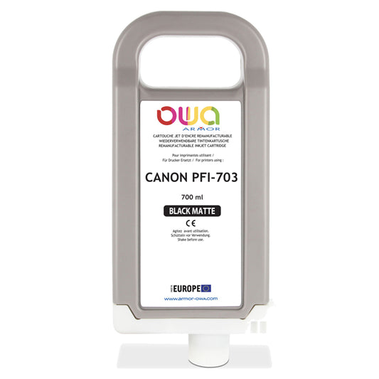 ARMOR - B45691OW - Armor - Cartuccia per Canon PFI-703 - Nero Matte - 700ml - ARMKB45691 -  Conf. da 1 Pz.