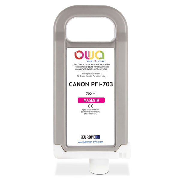 ARMOR - B45694OW - Armor - Cartuccia per Canon PFI-703 - Magenta - 700ml - ARMKB45694 -  Conf. da 1 Pz.