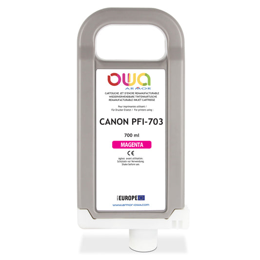 ARMOR - B45694OW - Armor - Cartuccia per Canon PFI-703 - Magenta - 700ml - ARMKB45694 -  Conf. da 1 Pz.