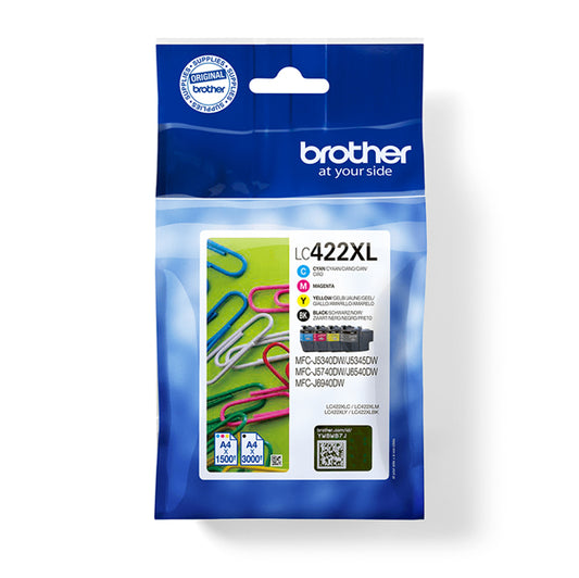 BROTHER - LC422XLVAL - Brother - Cartuccia - C-M-Y-K - LC422XLVAL - BROLC422XLVAL -  Conf. da 1 Pz.