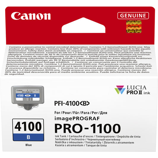 CANON - 6786C001 - Canon - Cartuccia PFI-4100 - Blu - 6786C001 - CAN6786C001 -  Conf. da 1 Pz.