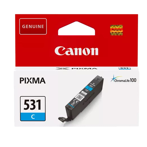 CANON - 6119C001 - Canon Cartuccia Ink Ciano CLI-531C - CANCLI531C -  Conf. da 1 Pz.