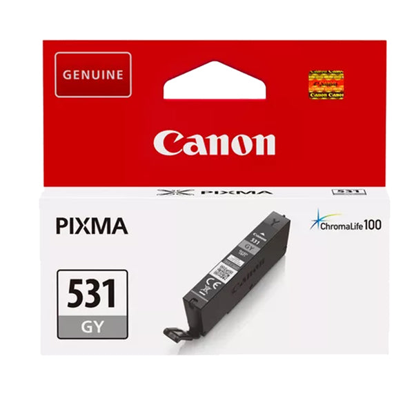 CANON - 6122C001 - Canon Cartuccia Ink Grigio CLI-531GR - CANCLI531GR -  Conf. da 1 Pz.