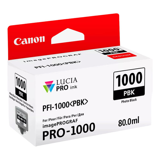 CANON - 0850C001 - Canon - Cartuccia PFI-1100 - Photo Nero - 0850C001 - CANPFI1100PBK -  Conf. da 1 Pz.