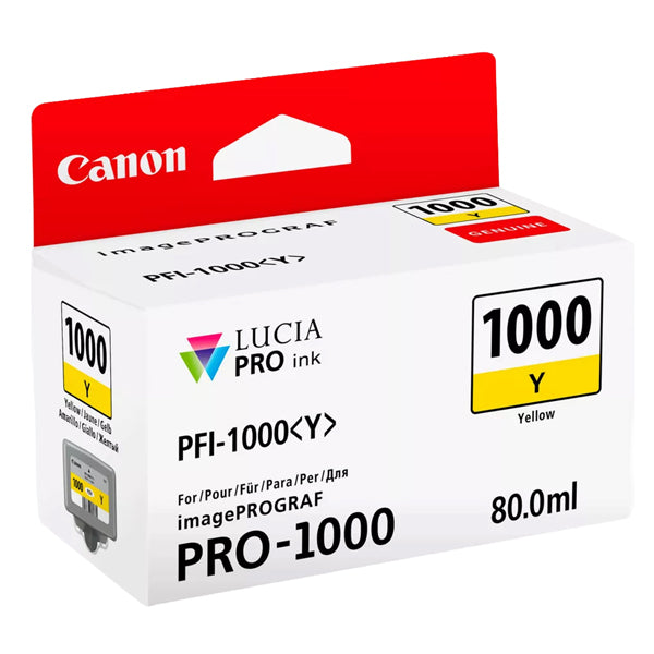 CANON - 0853C001 - Canon - Cartuccia PFI-1100 - Giallo - 0853C001 - CANPFI1100Y -  Conf. da 1 Pz.