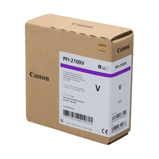 CANON - 5274C001 - Canon - Cartuccia PFI-2100 - Viola - 5274C001 - CANPFI2100V -  Conf. da 1 Pz.