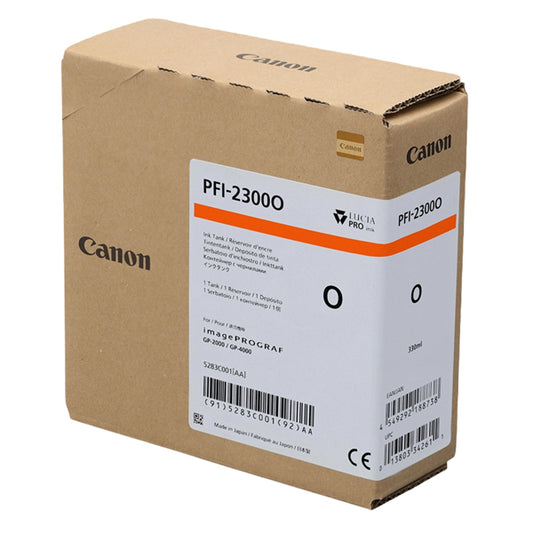 CANON - 5283C001 - Canon - Cartuccia PFI-2300 - Arancione - 5283C001 - CANPFI2300O -  Conf. da 1 Pz.