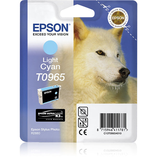 EPSON - C13T09654010 - Epson - Cartuccia ink - Ciano chiaro - T0965 - C13T09654010 - 11,4ml - EPST09654010 -  Conf. da 1 Pz.