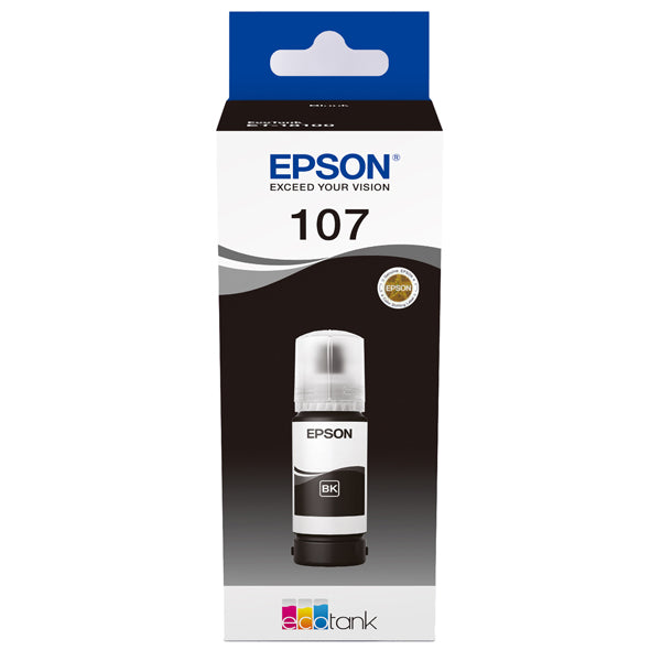 EPSON - C13T09B140 - Epson - Cartuccia EcoTank 107 - Nero - C13T09B140 - EPST09B140 -  Conf. da 1 Pz.