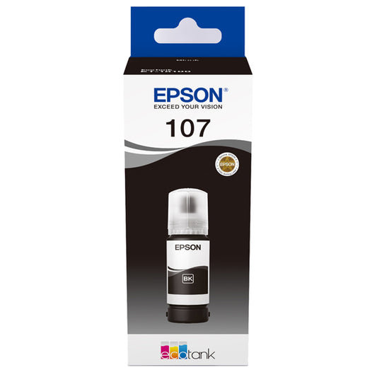 EPSON - C13T09B140 - Epson - Cartuccia EcoTank 107 - Nero - C13T09B140 - EPST09B140 -  Conf. da 1 Pz.