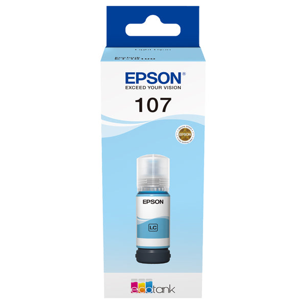 EPSON - C13T09B540 - Epson - Cartuccia EcoTank 107 - Ciano Chiaro - C13T09B540 - EPST09B540 -  Conf. da 1 Pz.