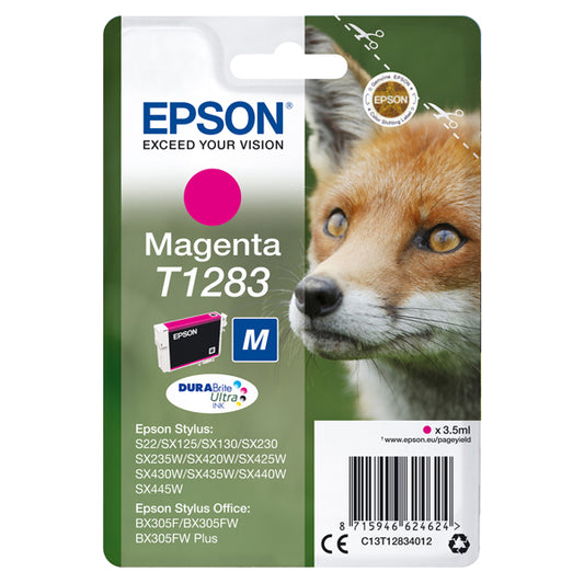 EPSON - C13T12834012 - Epson - Cartuccia ink - Magenta - T1283 - C13T12834012 - 3,5ml - EPST12834012 -  Conf. da 1 Pz.