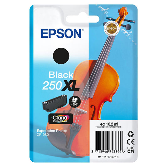 EPSON - C13T16P14010 - Epson - Cartuccia - Nero - 205XL - Violin Claria- C13T16P14010 - 10,2 ML - EPST16P14010 -  Conf. da 1 Pz.