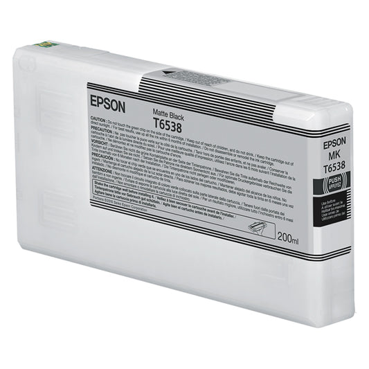 EPSON - C13T65380N - Epson - Tanica - Nero opaco - T6538 - C13T65380N - 200ml - EPST65380N -  Conf. da 1 Pz.
