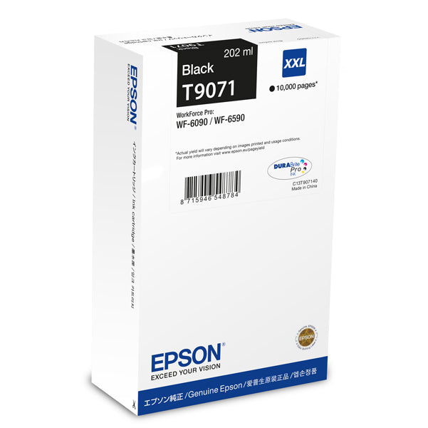 EPSON - C13T907140 - Epson - Tanica - Nero - T9071 - C13T907140 - 202ml - EPST907140 -  Conf. da 1 Pz.