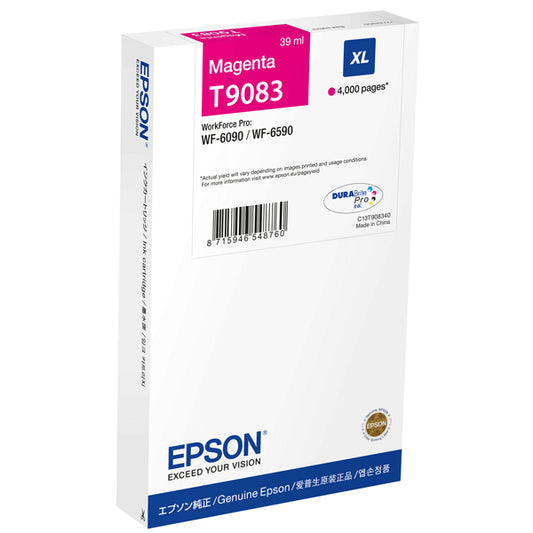 EPSON - C13T90834N - Epson - Tanica - Magenta - T9083 - C13T90834N - 39ml - EPST90834N -  Conf. da 1 Pz.