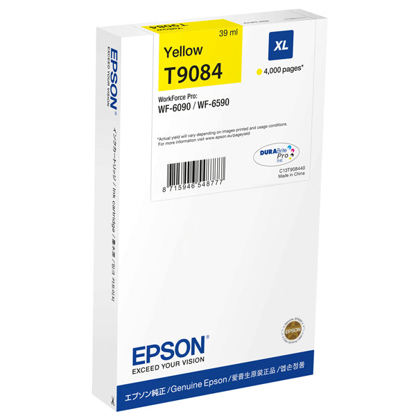 EPSON - C13T90844N - Epson - Tanica - Giallo - T9084 - C13T90844N - 39ml - EPST90844N -  Conf. da 1 Pz.